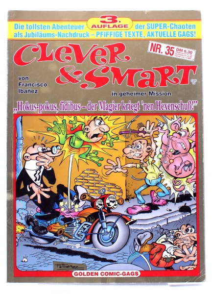 Clever & Smart in geheimer Mission Comic Album Nr. 35: Hokus-pokus, fidibus - der Magier kriegt 'nen Hexenschuß!